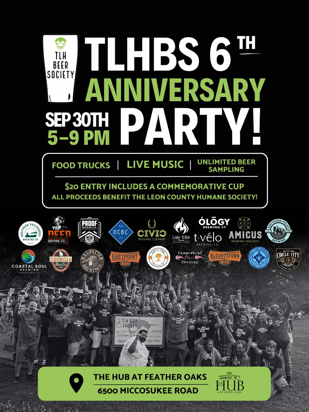 Tallahassee Beer Society 6th Anniversary Party Tickets