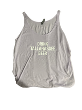 "Drink Tallahassee Beer" Tank - Lavender/White