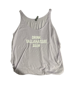 "Drink Tallahassee Beer" Tank - Lavender/White