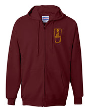 "Drink Tallahassee Beer" Full Zip Hooded Sweatshirt - Garnet/Gold